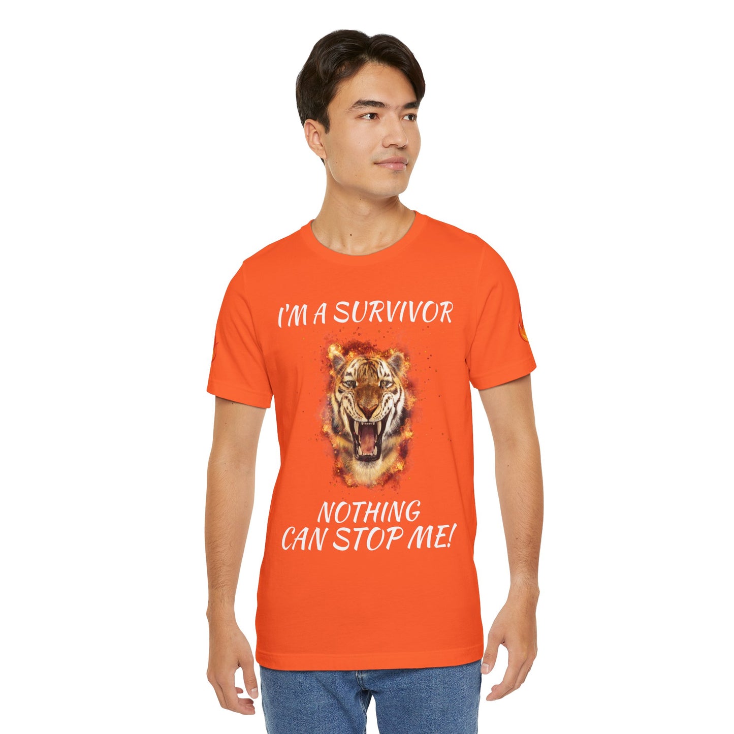 “I’m a Survivor, Nothing Can Stop Me!” Motivational T-Shirt