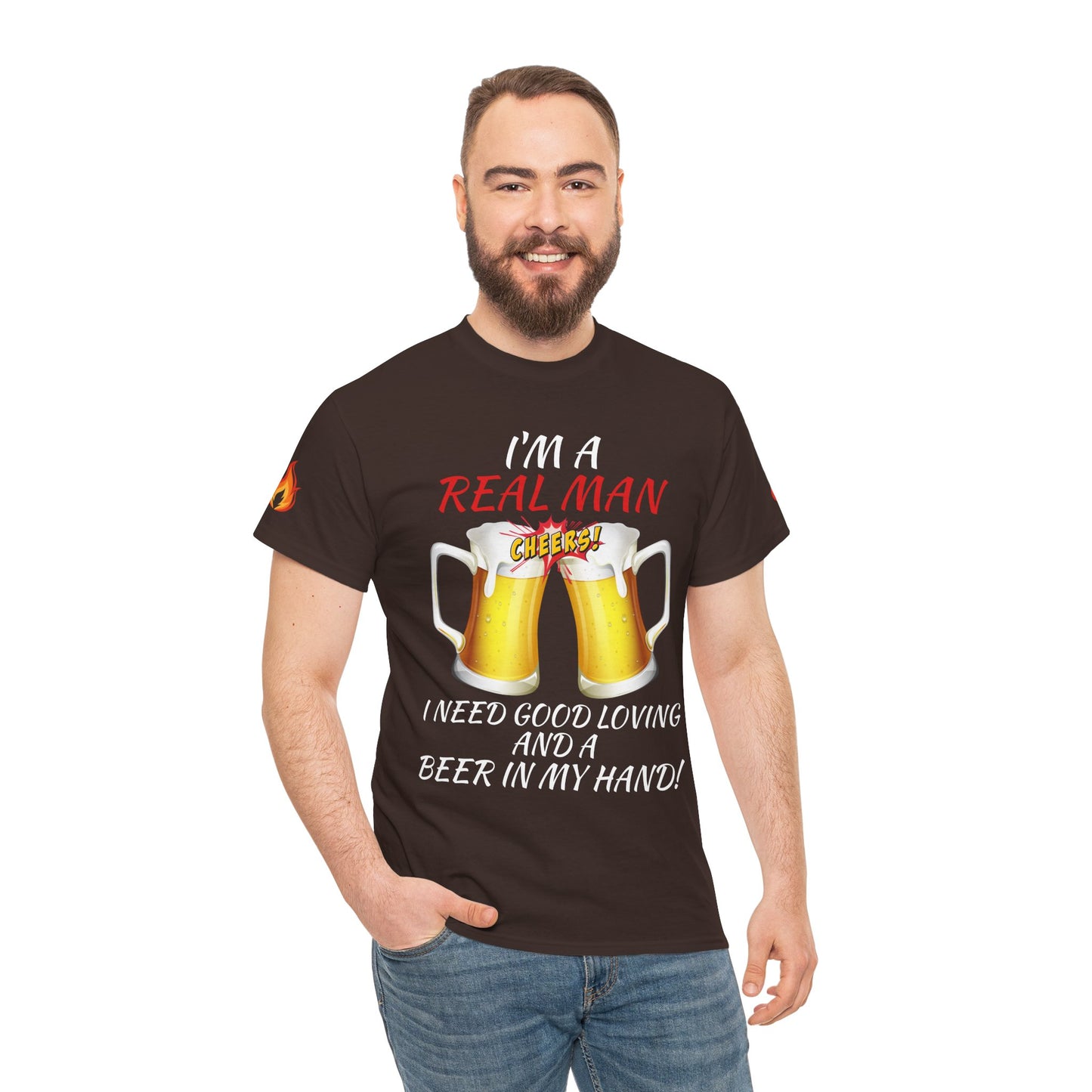 'Real Man Beer' T-Shirt