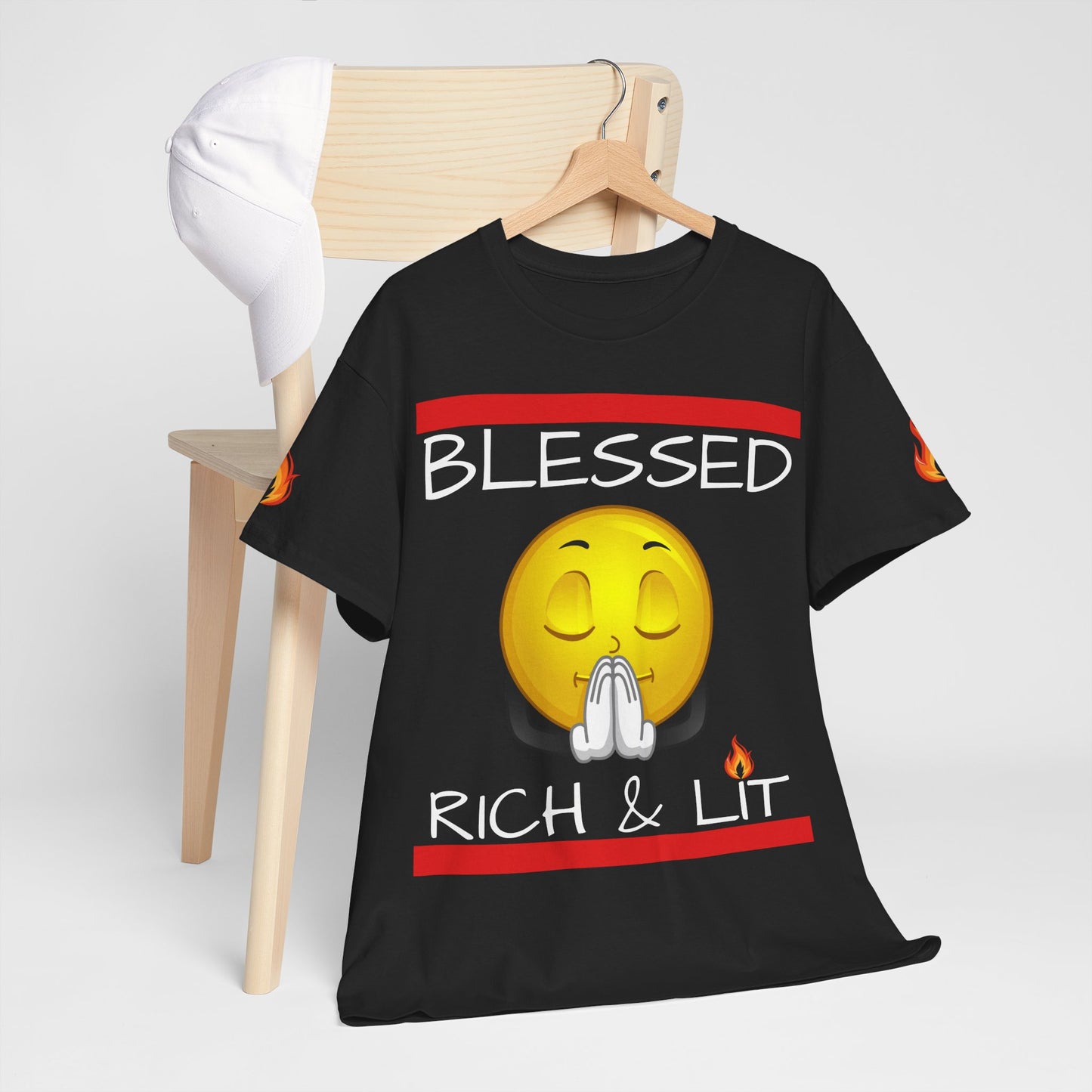 'Blessed Rich & Lit'—Graphic Shirt