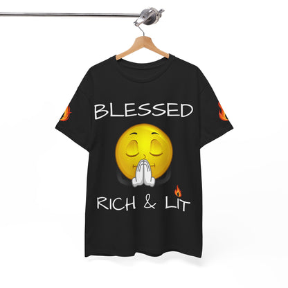 'Blessed Rich & Lit' T-Shirt