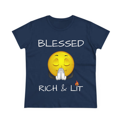 Blessed Rich & Lit T-Shirt —Women