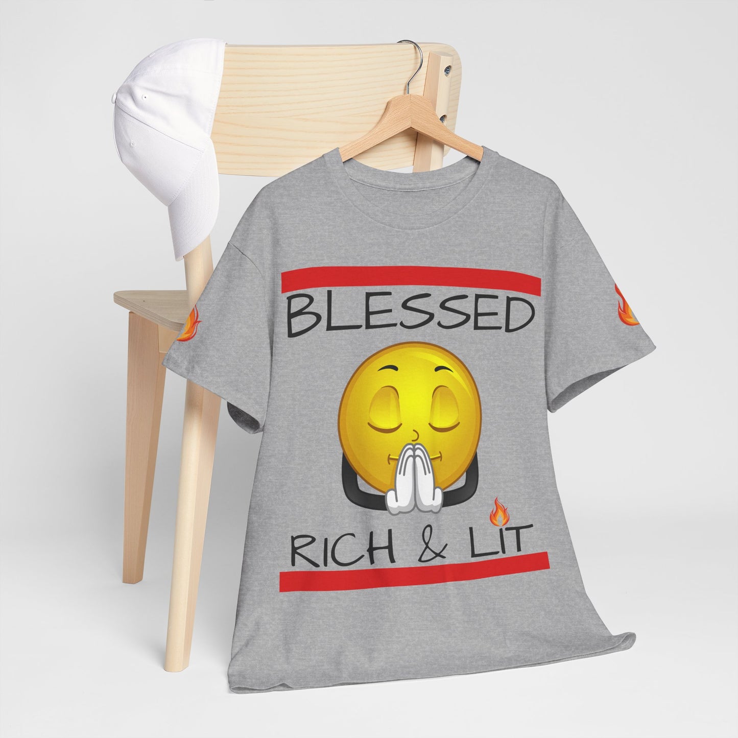 'Blessed Rich & Lit'—Graphic Shirt