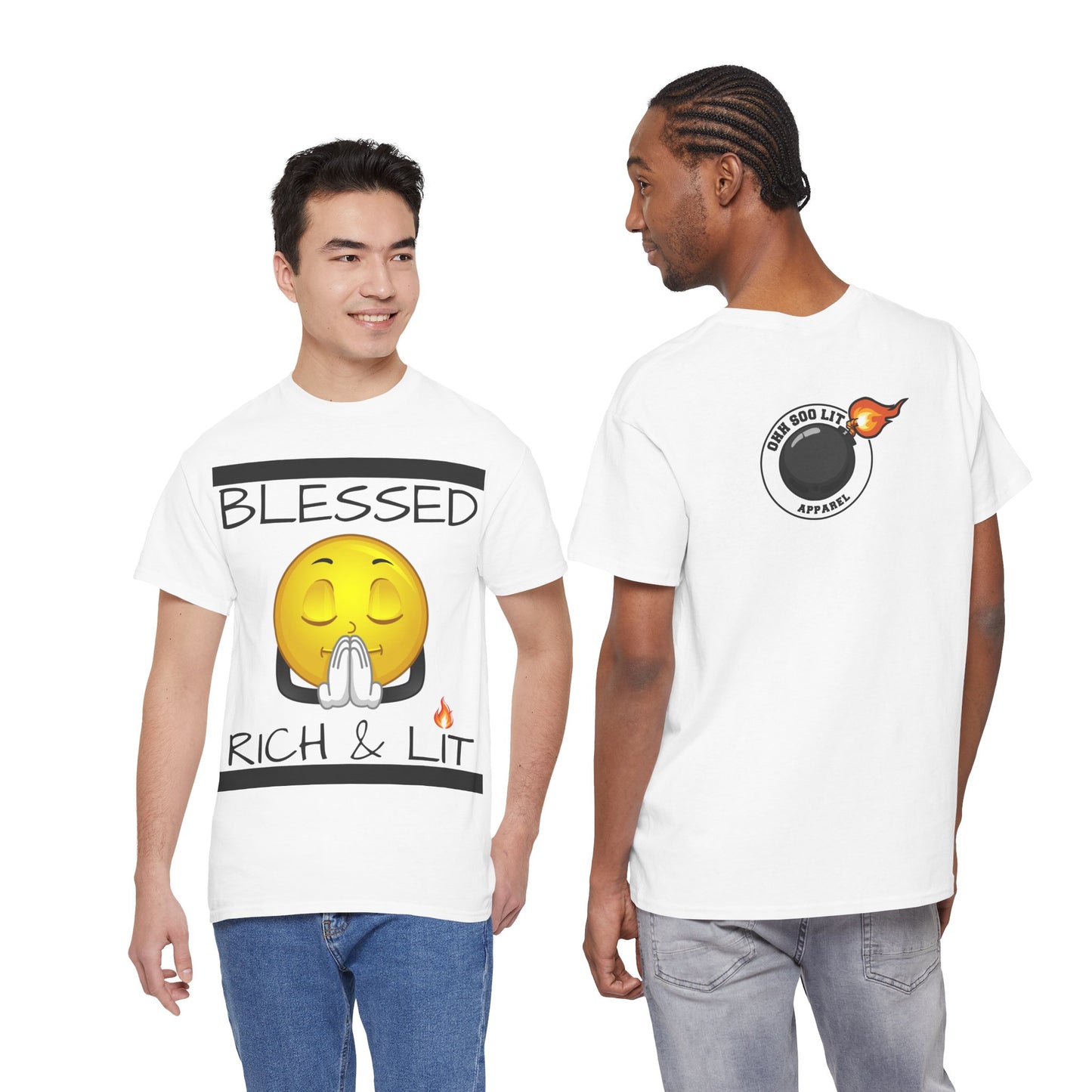 "Blessed Rich & Lit" Unisex Tee