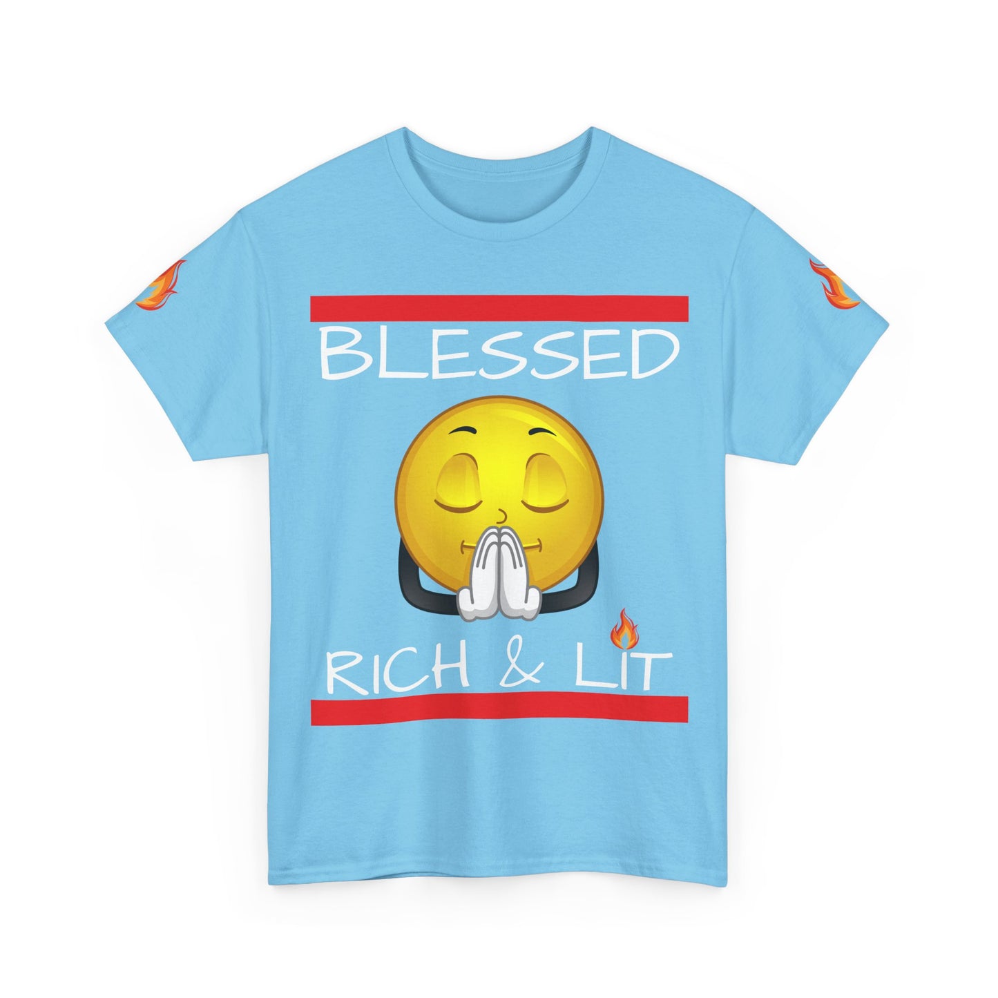 'Blessed Rich & Lit'—Graphic Shirt