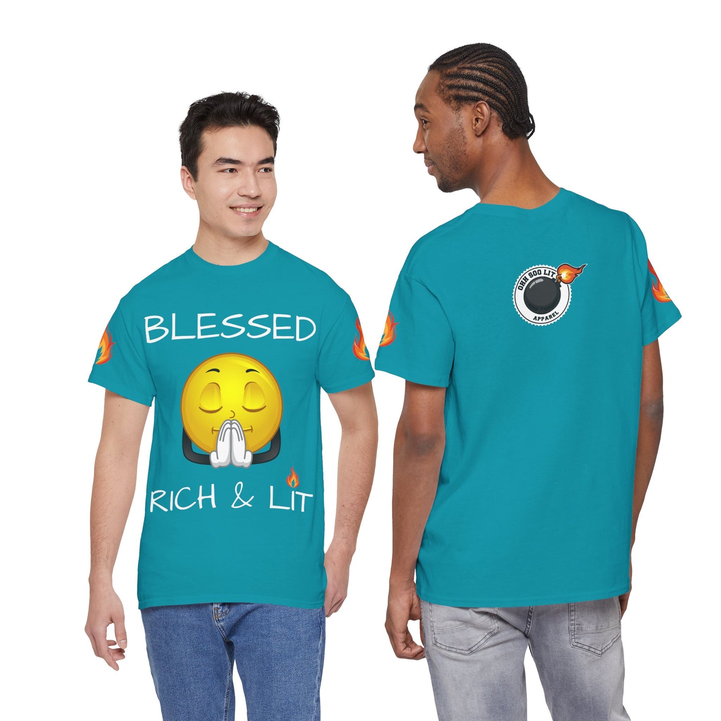 'Blessed Rich & Lit' T-Shirt