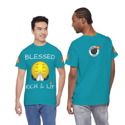 'Blessed Rich & Lit' T-Shirt