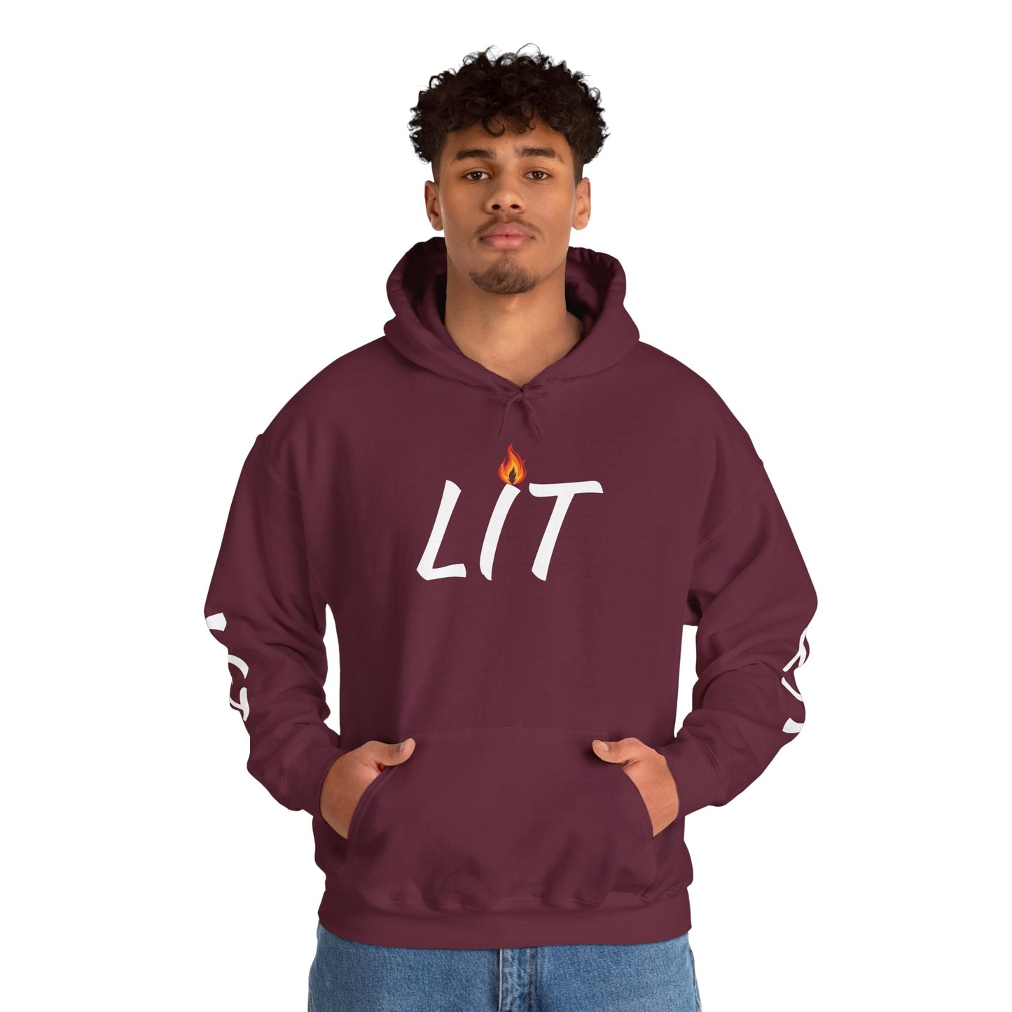 'LIT' Flame Hoodie