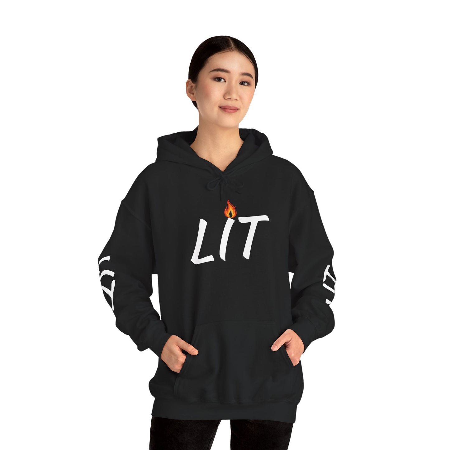 'LIT' Flame Hoodie