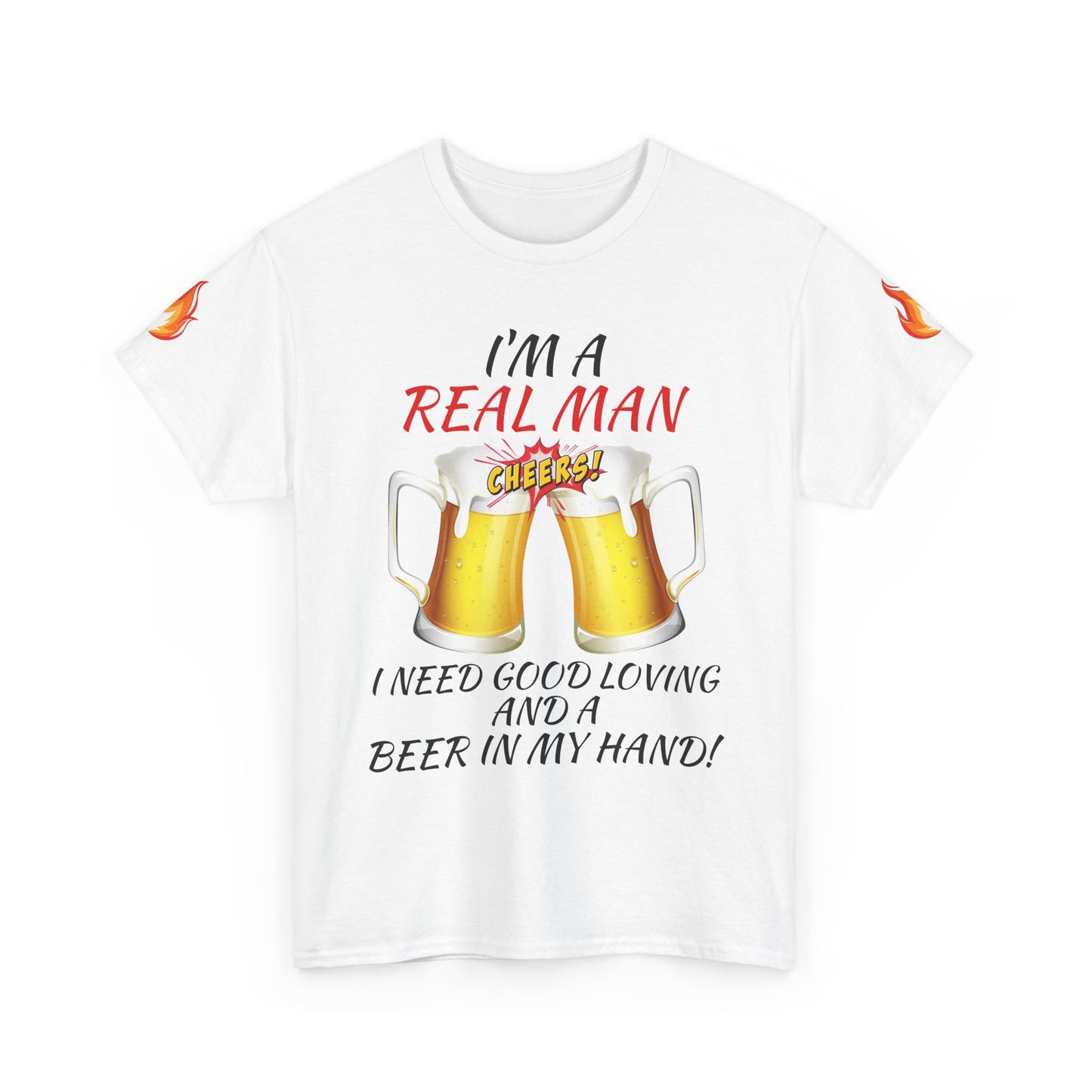 'Real Man Beer' T-Shirt