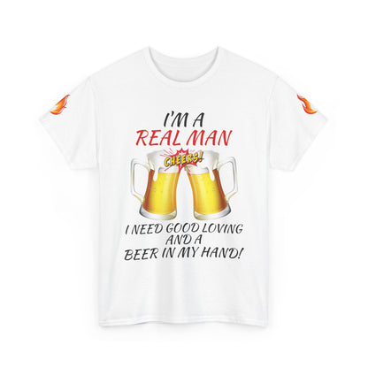 'Real Man Beer' T-Shirt
