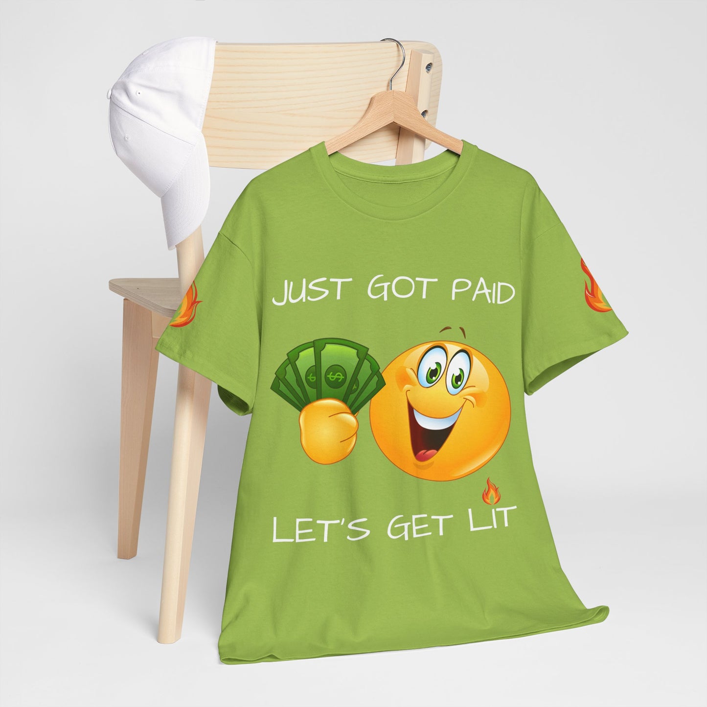 'Just Got Paid Let's Get Lit' T-Shirt