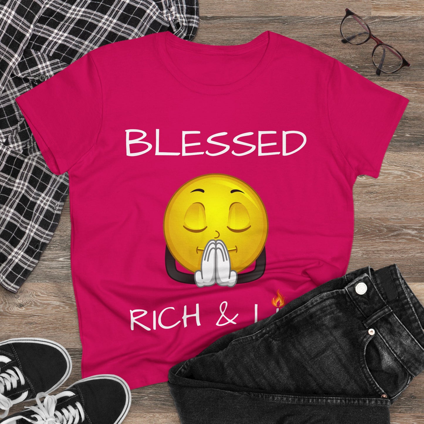 Blessed Rich & Lit T-Shirt —Women