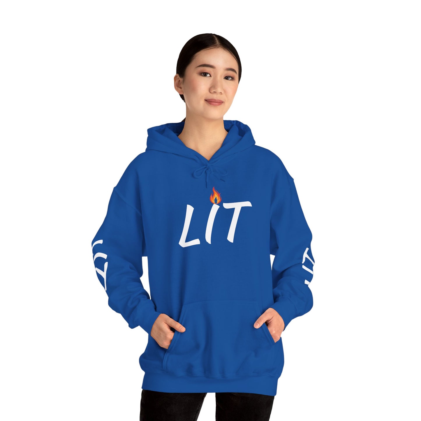 'LIT' Flame Hoodie