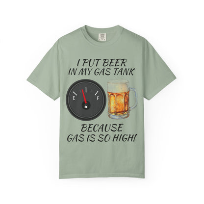 'Beer in My Gas Tank' T‑Shirt