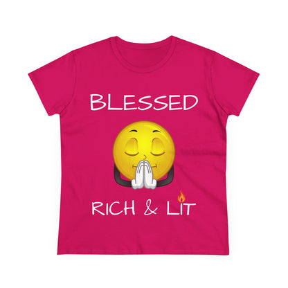 Blessed Rich & Lit T-Shirt —Women