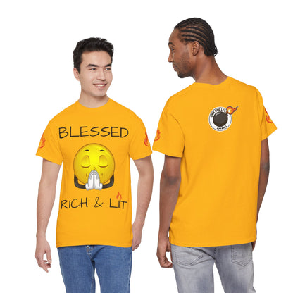 'Blessed Rich & Lit' T-Shirt