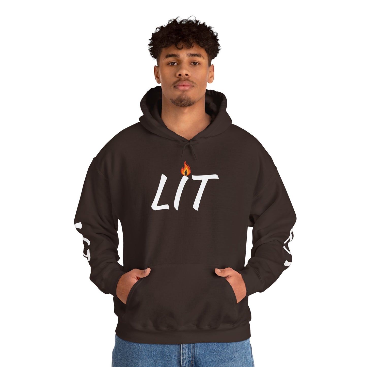 'LIT' Flame Hoodie