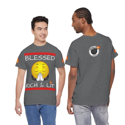 'Blessed Rich & Lit'—Graphic Shirt