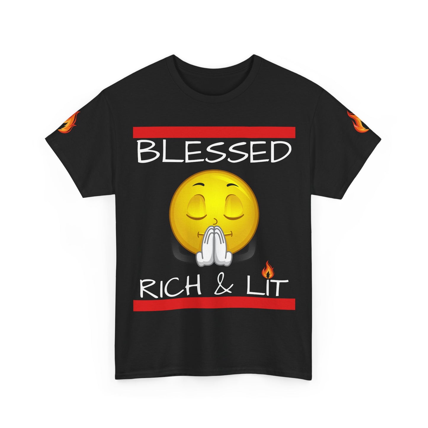 'Blessed Rich & Lit'—Graphic Shirt