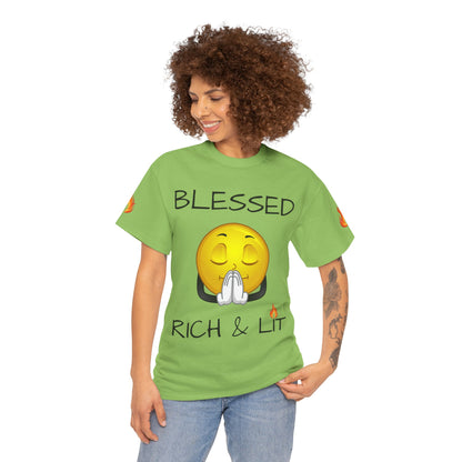 'Blessed Rich & Lit' T-Shirt