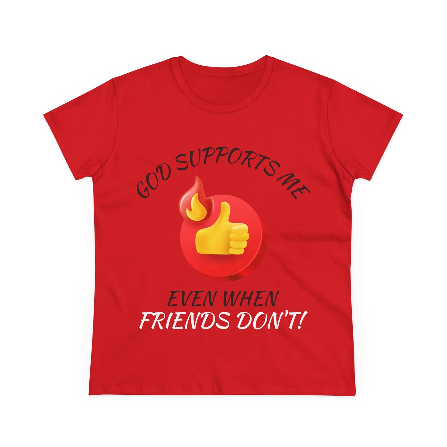 "God Supports Me" Women's Tee