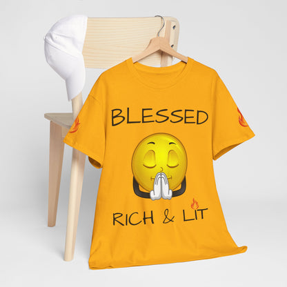 'Blessed Rich & Lit' T-Shirt