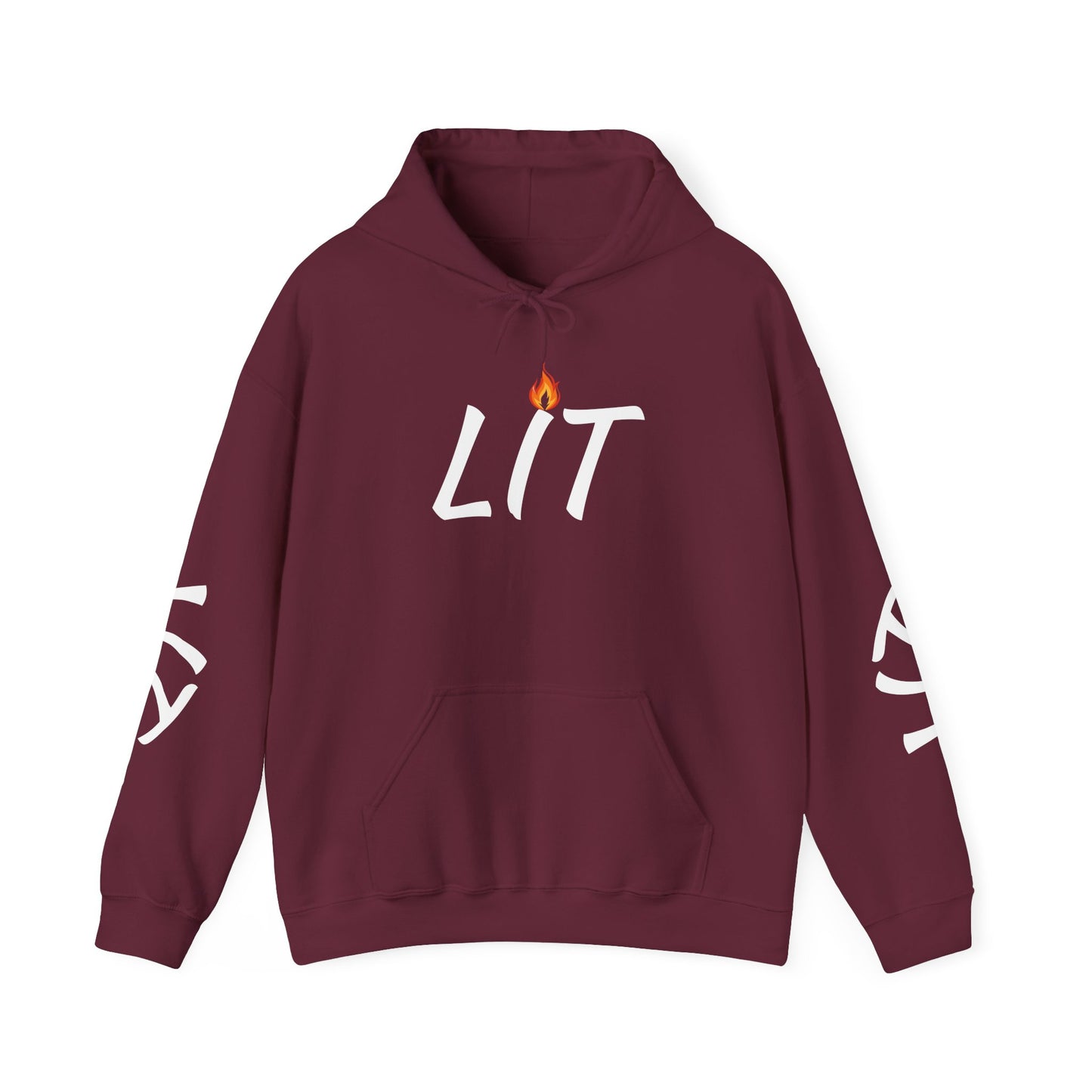 'LIT' Flame Hoodie