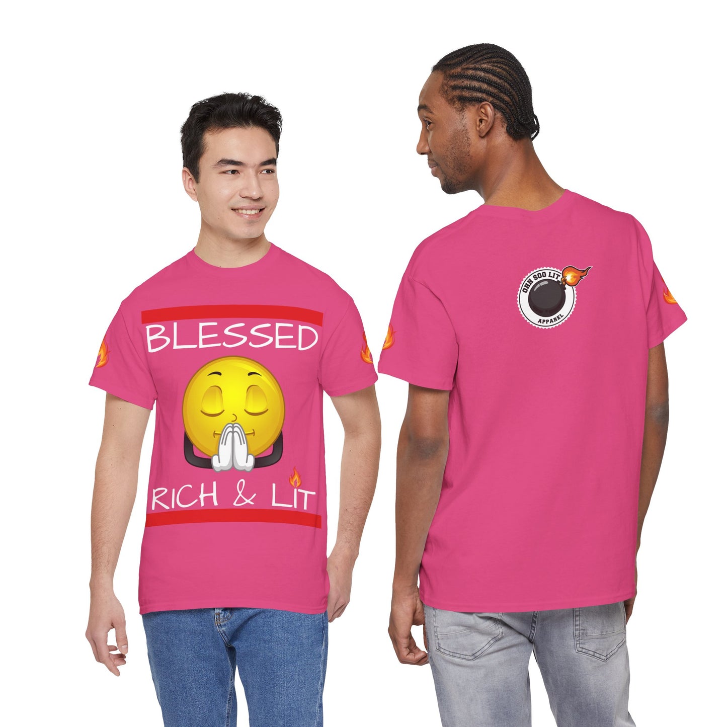 'Blessed Rich & Lit'—Graphic Shirt