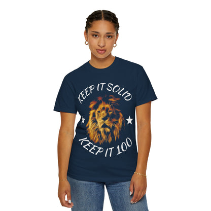 "Keep It Solid - Keep It 100" Graphic Tee