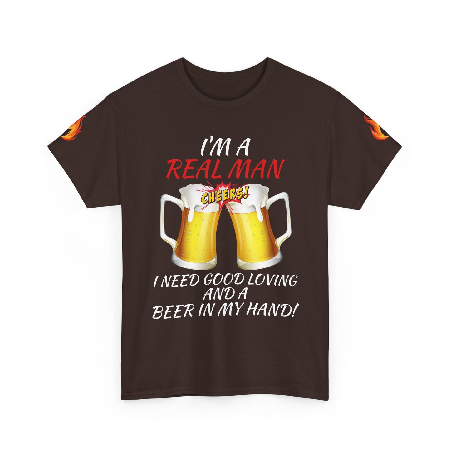 'Real Man Beer' T-Shirt