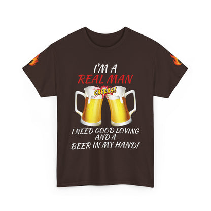 'Real Man Beer' T-Shirt