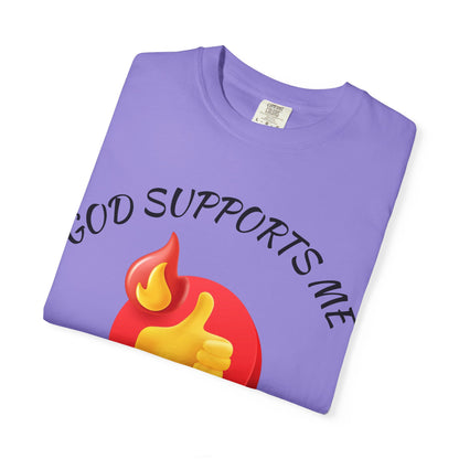 'God Supports Me' — Faith Tee