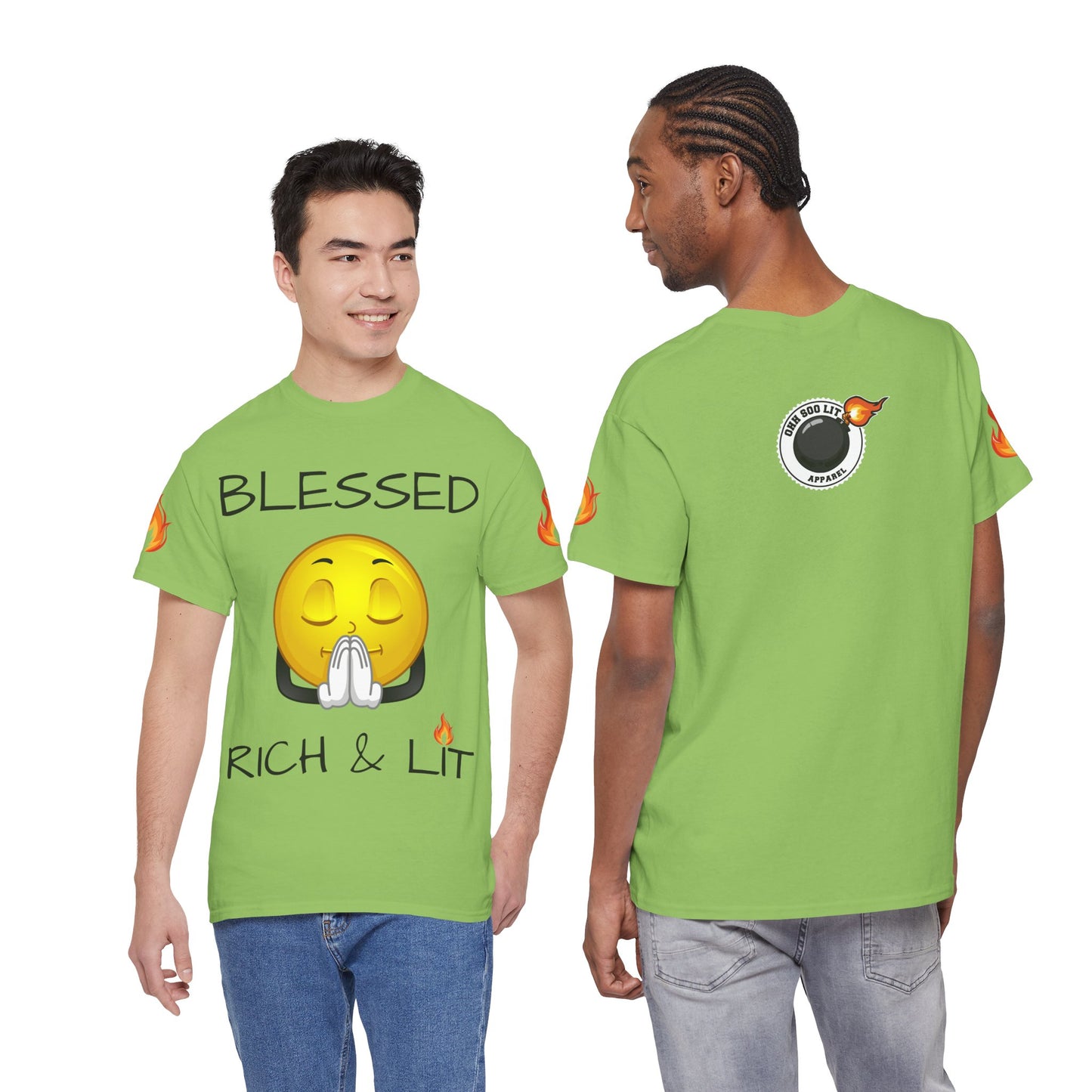 'Blessed Rich & Lit' T-Shirt