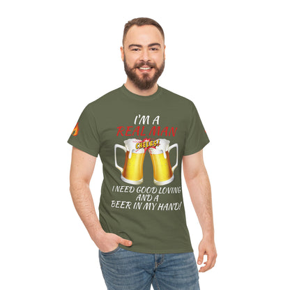 'Real Man Beer' T-Shirt