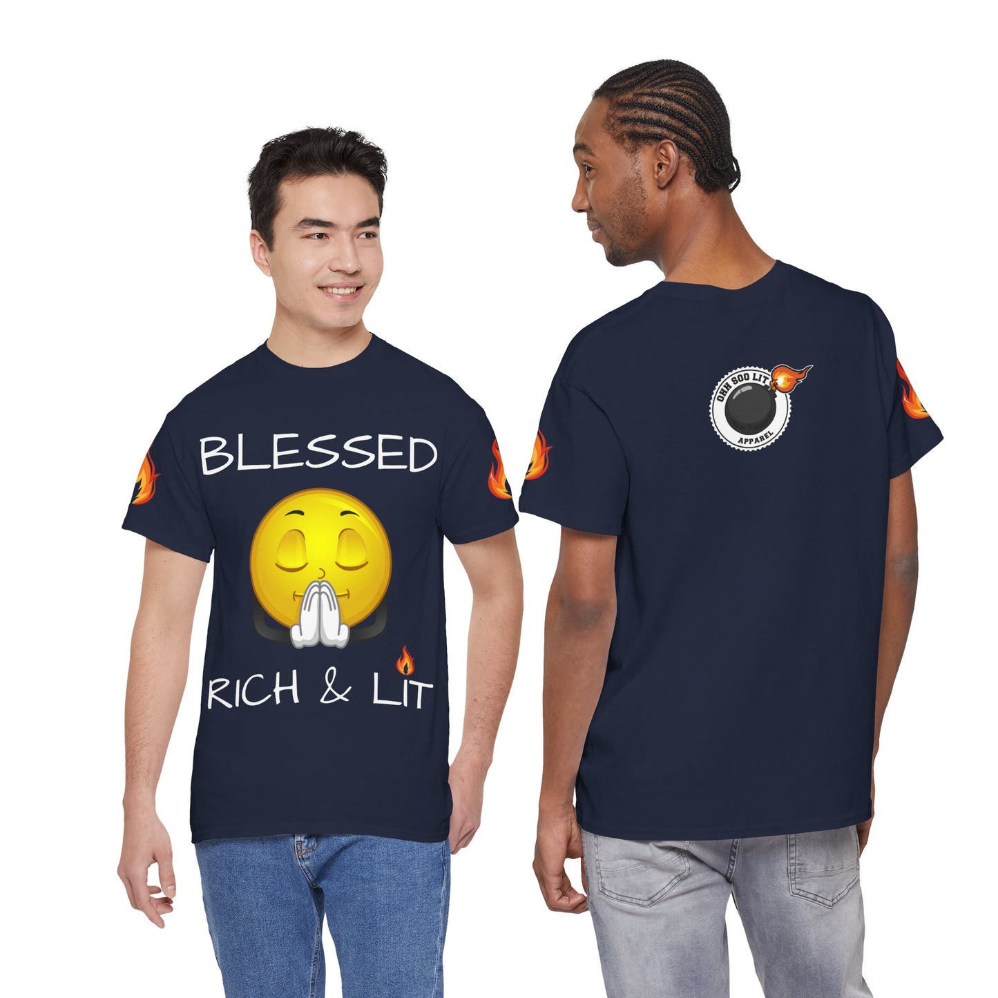 'Blessed Rich & Lit' T-Shirt