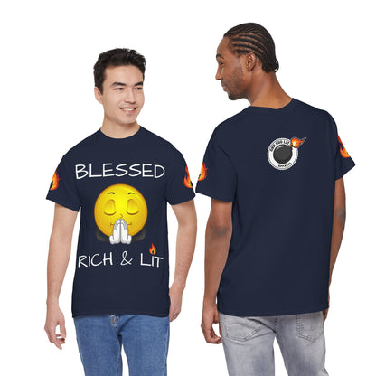 'Blessed Rich & Lit' T-Shirt
