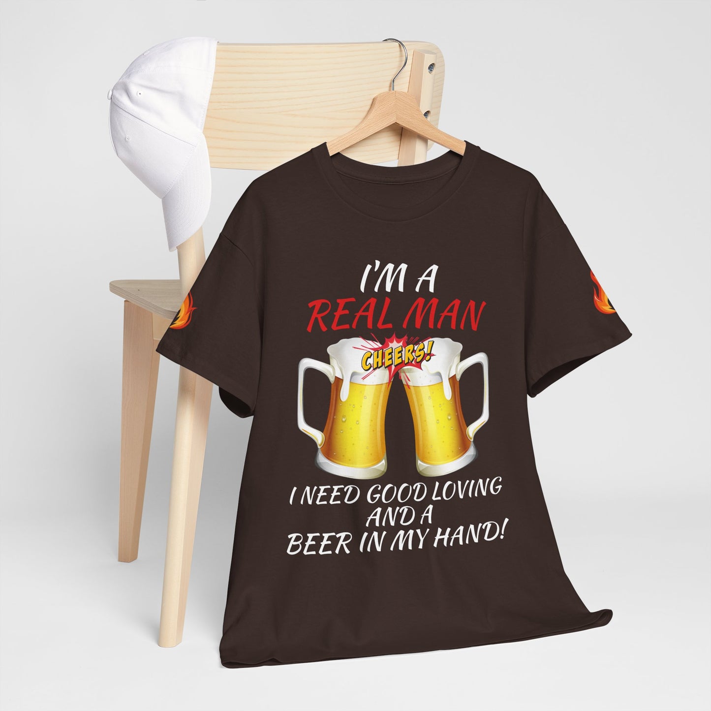 'Real Man Beer' T-Shirt