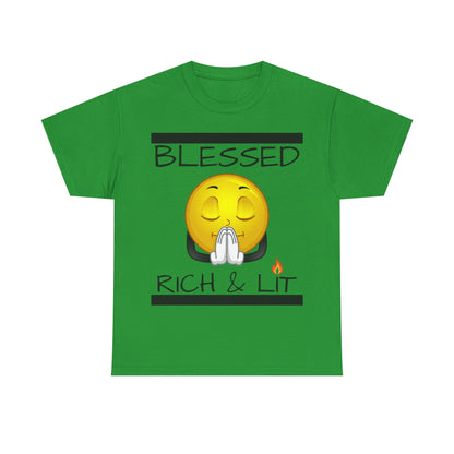 "Blessed Rich & Lit" Unisex Tee