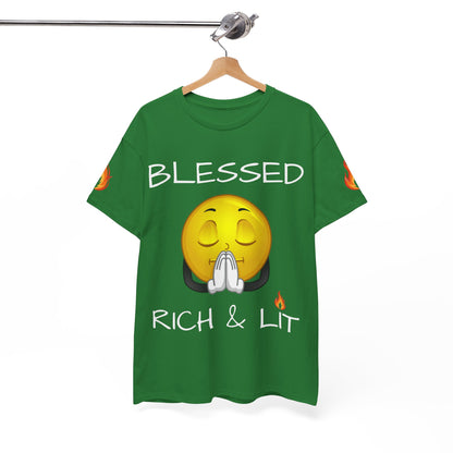 'Blessed Rich & Lit' T-Shirt