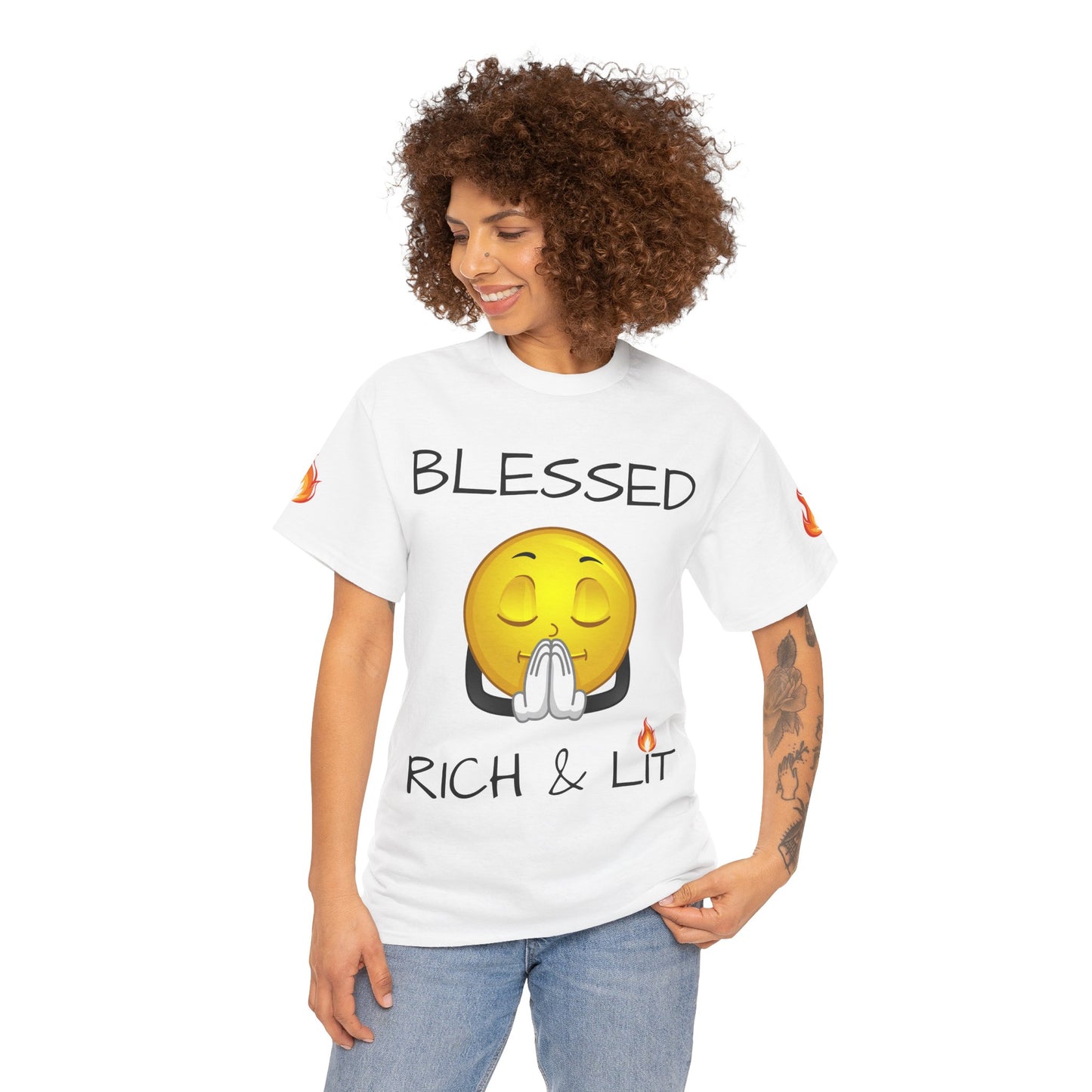 'Blessed Rich & Lit' T-Shirt