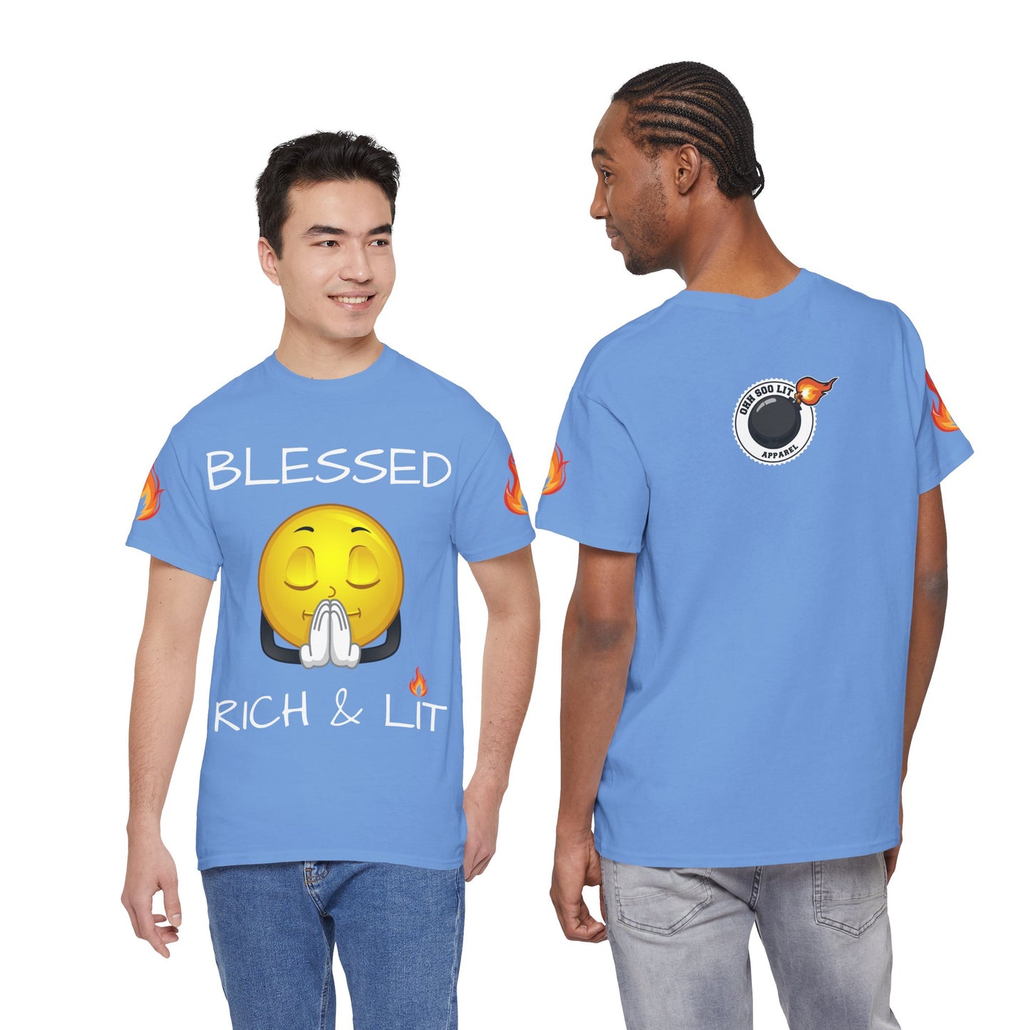 'Blessed Rich & Lit' T-Shirt