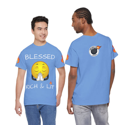 'Blessed Rich & Lit' T-Shirt