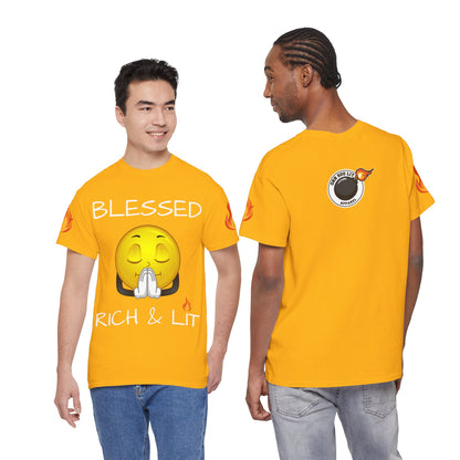 'Blessed Rich & Lit' T-Shirt