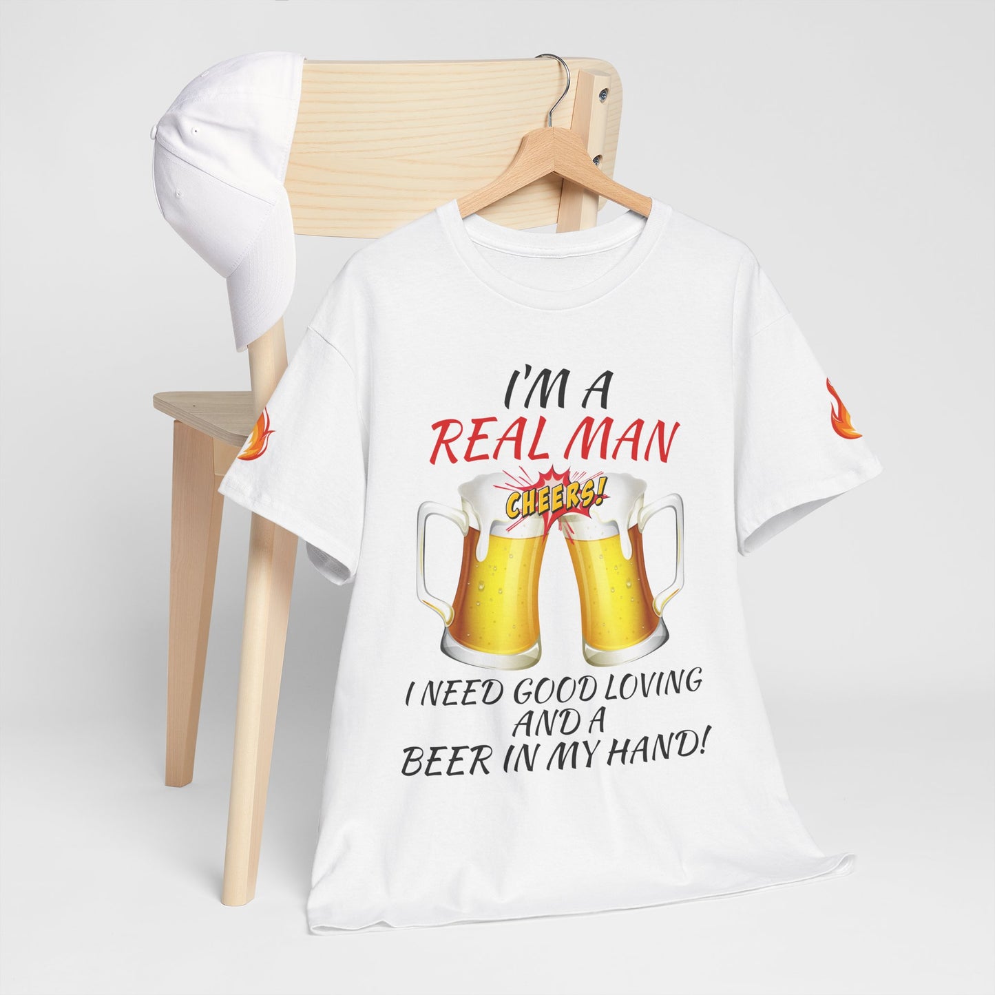 'Real Man Beer' T-Shirt