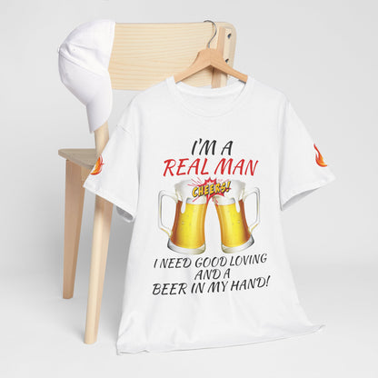 'Real Man Beer' T-Shirt
