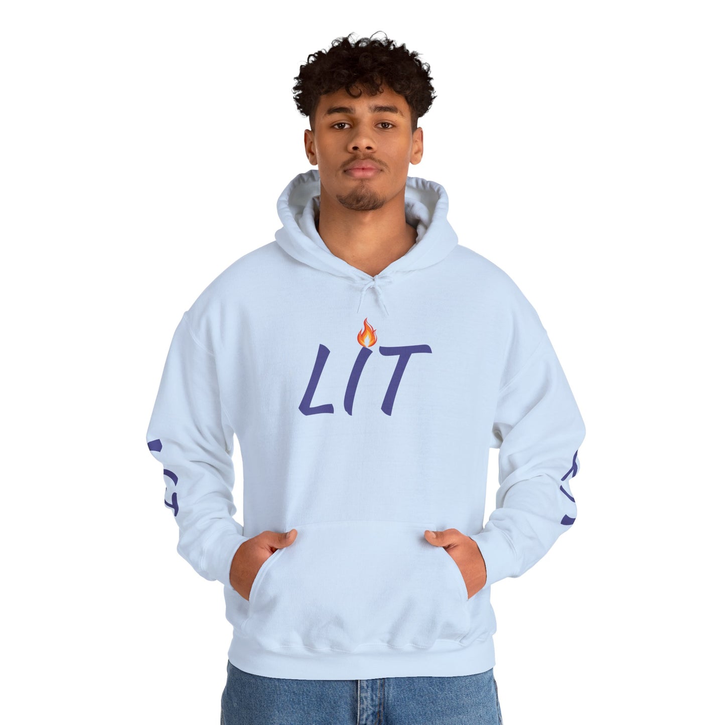 'LIT' Flame Hoodie