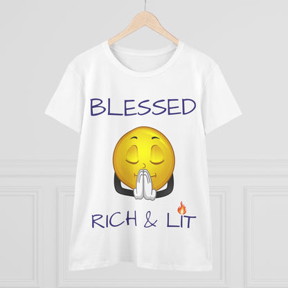 Blessed Rich & Lit T-Shirt —Women