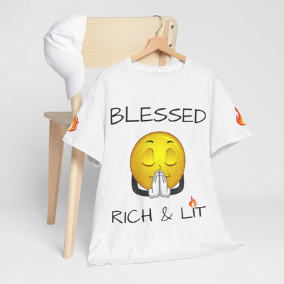 'Blessed Rich & Lit' T-Shirt