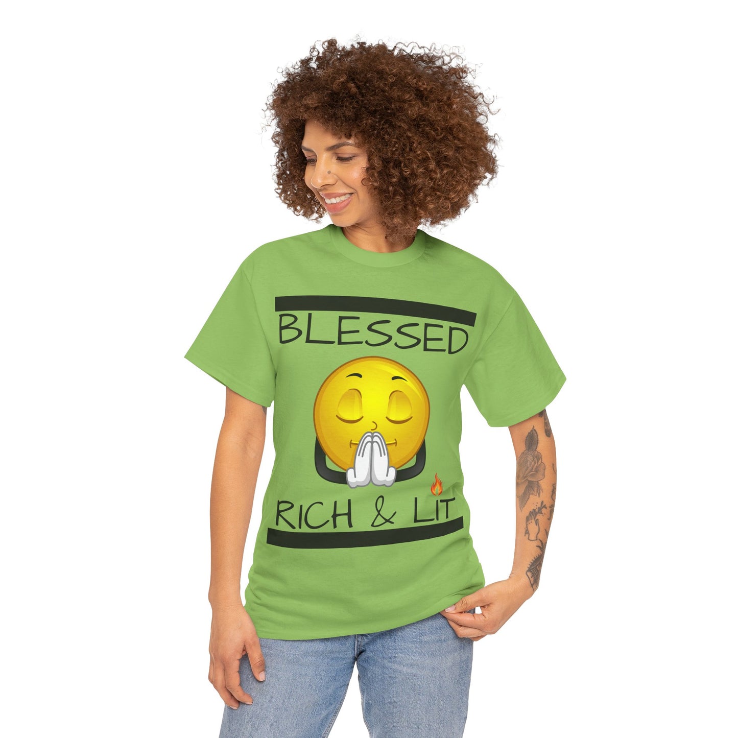 "Blessed Rich & Lit" Unisex Tee
