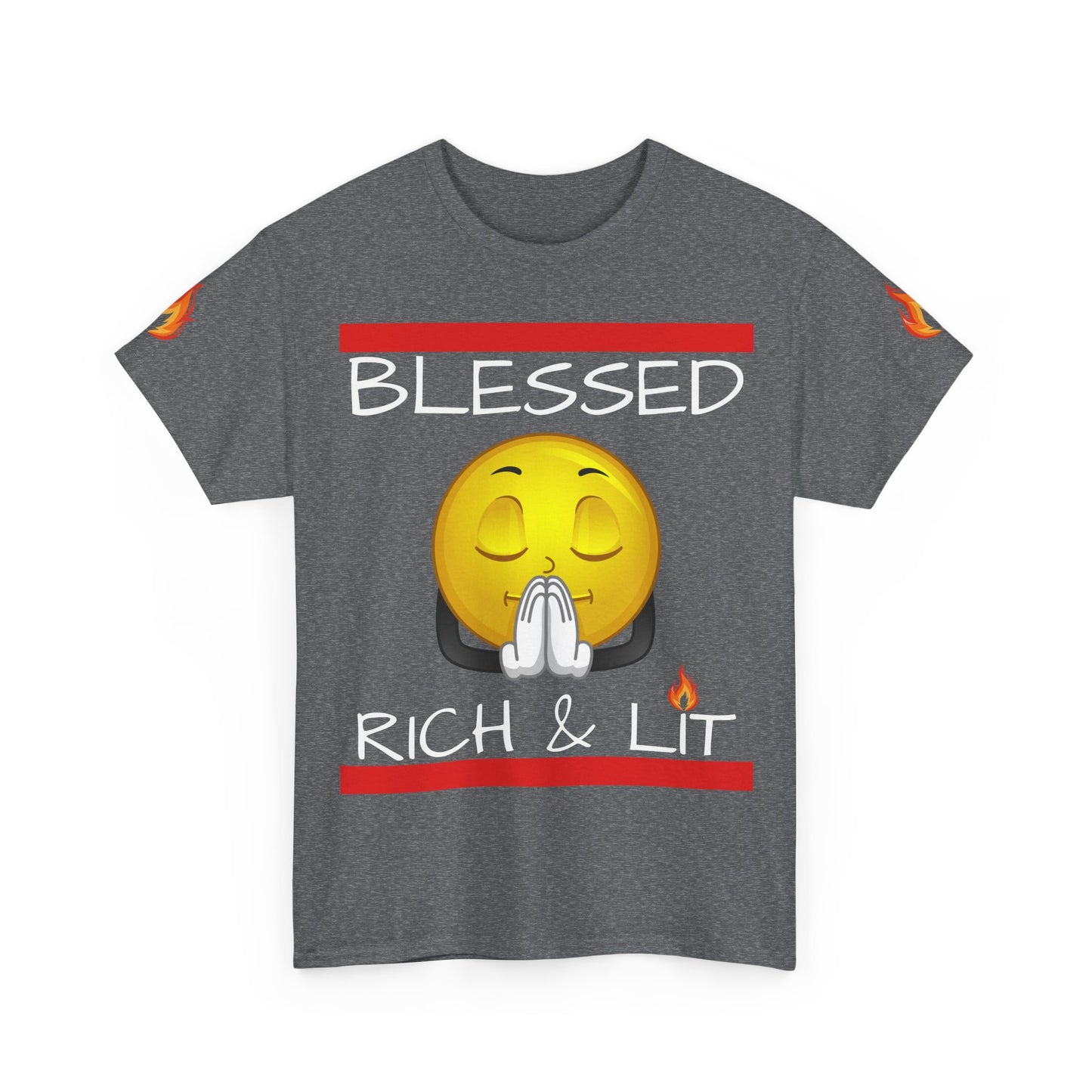 'Blessed Rich & Lit'—Graphic Shirt